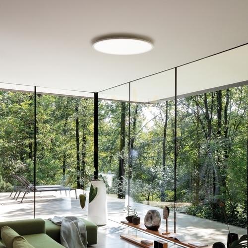 Kontrola Venkovní stropní svítidlo Ideallux FLY 341217 D90 černé 2700K