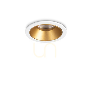 Zapuštěné svítidlo Ideallux GAME kulaté zlaté 5,5W 3000K 349084 small 0