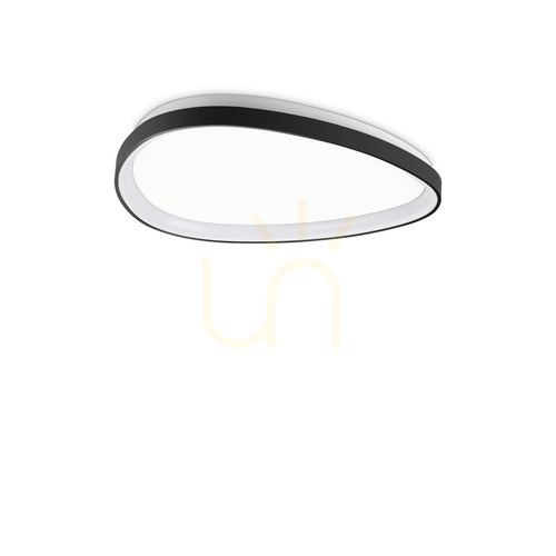 Kontrola Plafon Ideallux Gemini 341477 černý LED 30W 61 cm 2700K
