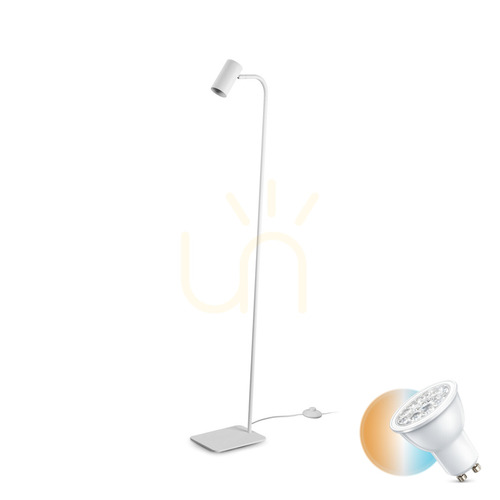Kontrola Stojací lampa Ideallux Ginger PT1 326665 bílá GU10 122 cm