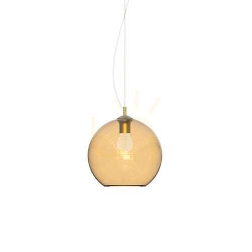 Kontrola Závěsné svítidlo Ideallux Nemo Amber D30 jantarové 339054