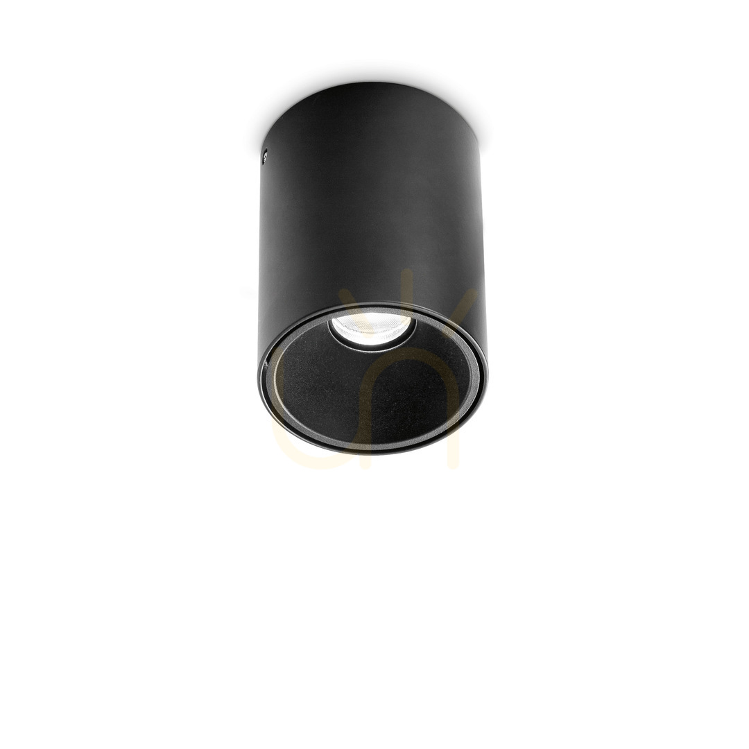 Kontrola Plafon LED Ideallux NITRO 341798 černý kulatý 8 cm 2700K Plafon LED Ideallux NITRO 341798 černý kulatý 8 cm 2700K