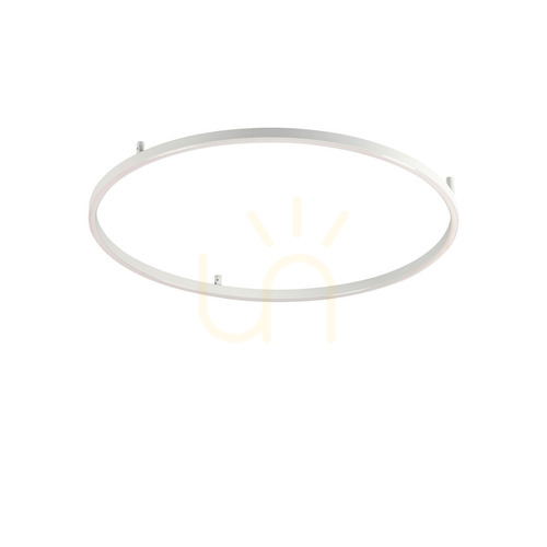Kontrola Plafon Ideallux Oracle Slim bílý 70 cm LED 37W 4000K 341958