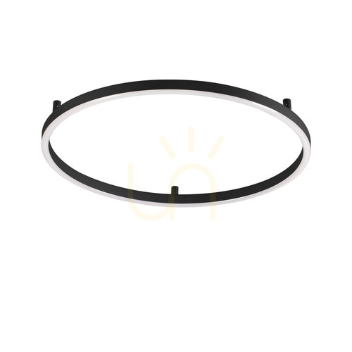 Kontrola Plafon Ideallux Oracle Slim 341965 černý LED 90 cm 2700K
