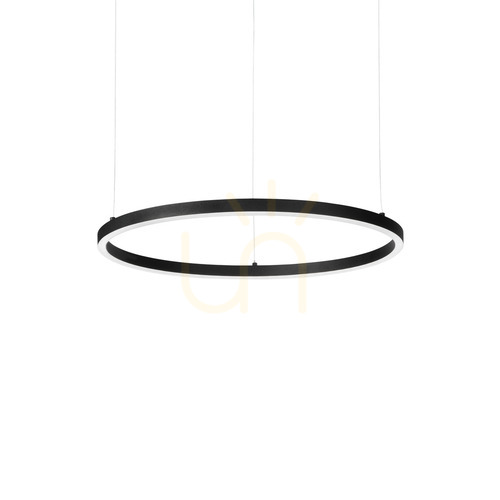 Kontrola Závěsné svítidlo Ideal Lux Oracle Slim černé 50 cm LED 2700K 342009