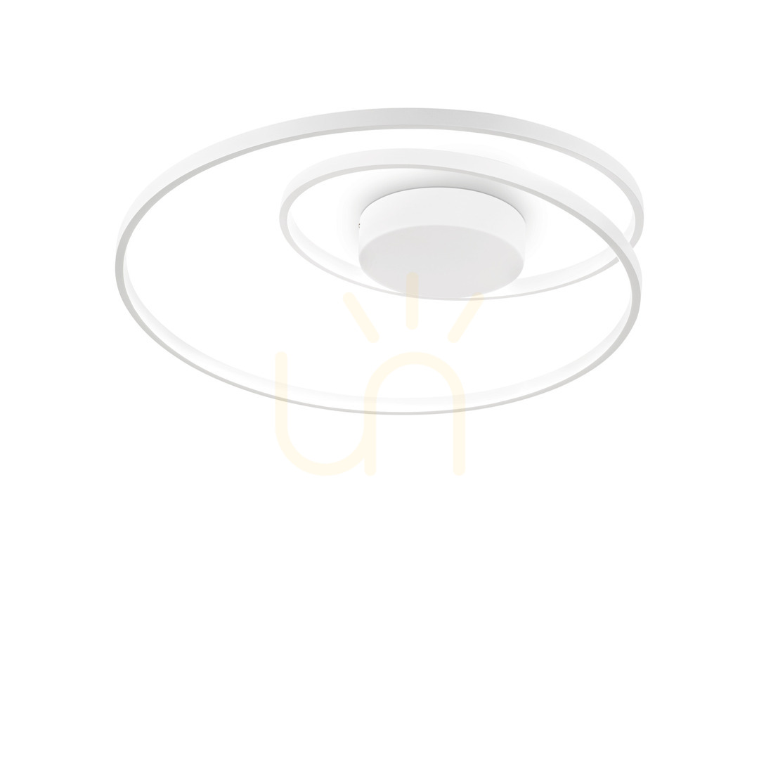 Kontrola Plafon Ideallux OZ 342283 bílý LED 47W 2700K 60 cm Plafon Ideallux OZ 342283 bílý LED 47W 2700K 60 cm