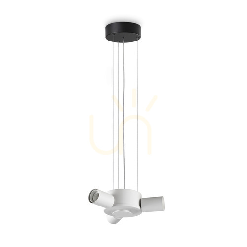 Kontrola Závěsné svítidlo Ideallux SET UP MSP3 NERO černé 3x E27 348216