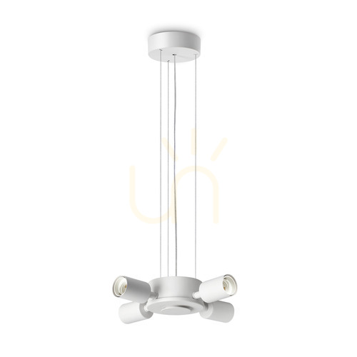 Kontrola Závěsné svítidlo Ideallux SET UP MSP4 Bianco 348230 bílé 4x E27