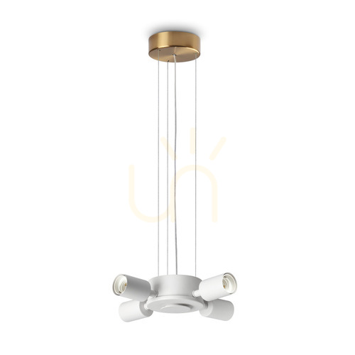Kontrola Závěsné svítidlo Ideallux SET UP MSP4 Ottone mosaz 4x E27 348261