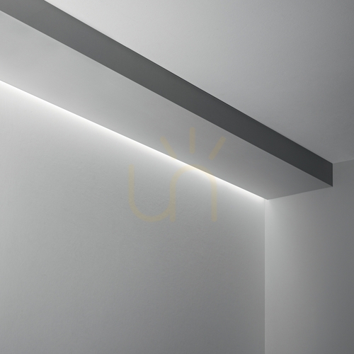 Kontrola LED profil kolejnicový Ideallux SLOT REC Trimless 200 cm stříbrný 339788
