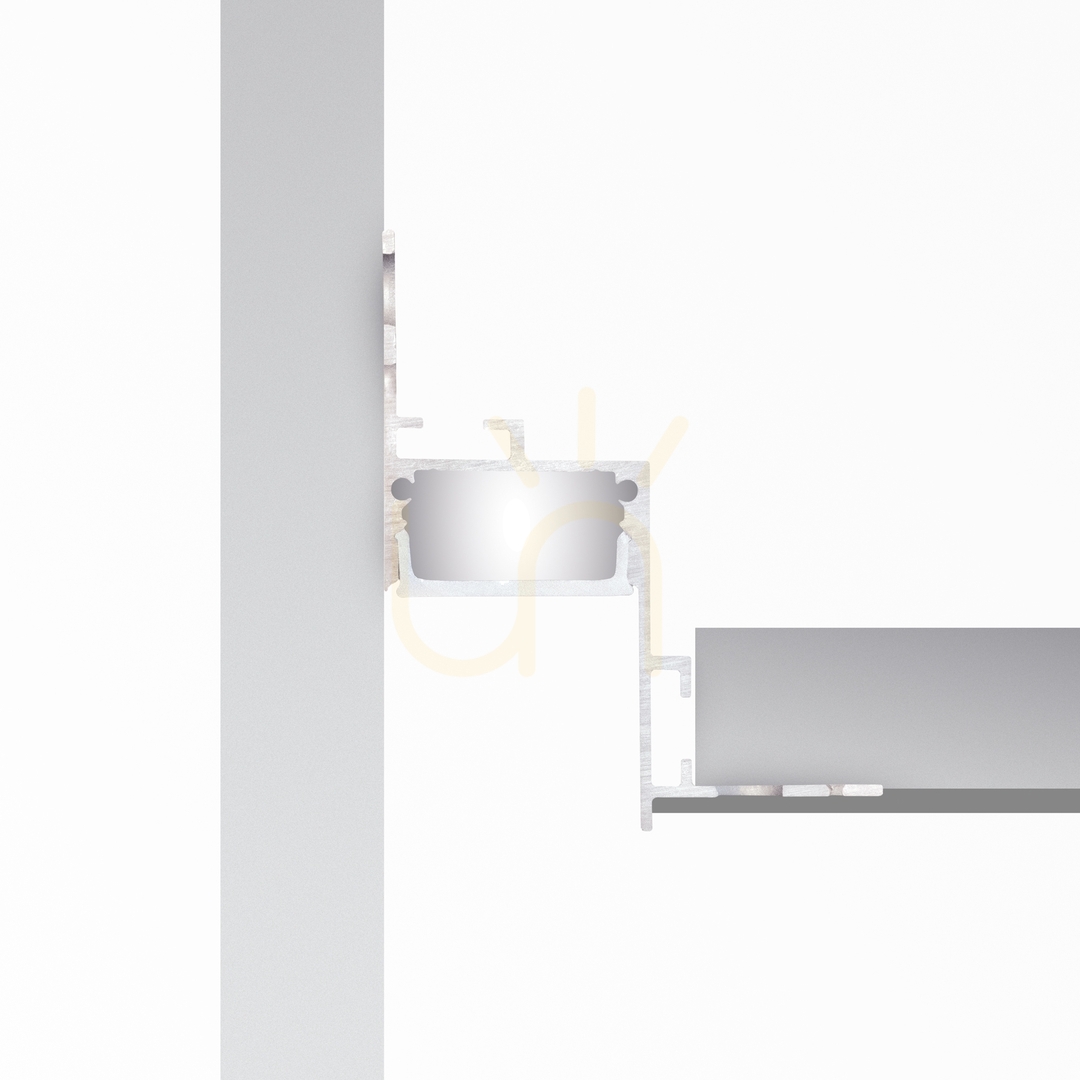 Pohled LED profil Ideallux SLOT 339795 trimless 300 cm hliník LED profil Ideallux SLOT 339795 trimless 300 cm hliník