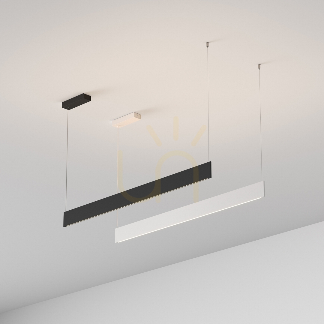 Pohled Závěsné svítidlo Ideallux STEEL Slim Accent 120 cm bílé 3000K 348414 Závěsné svítidlo Ideallux STEEL Slim Accent 120 cm bílé 3000K 348414