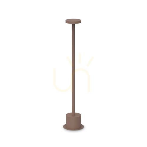 Kontrola Venkovní stojací světlo Ideal Lux Toffee hnědé 50 cm LED 8W 347783