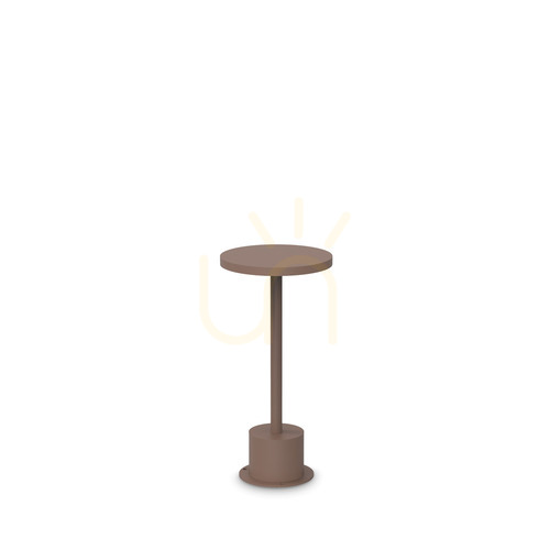 Kontrola Venkovní stojací světlo Ideal Lux TOFFEE hnědé 25 cm LED 11W 347813