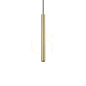 Závěsné svítidlo Ideallux LOOK Ultrathin mosaz 3000K LED 11,5W 339726 small 0