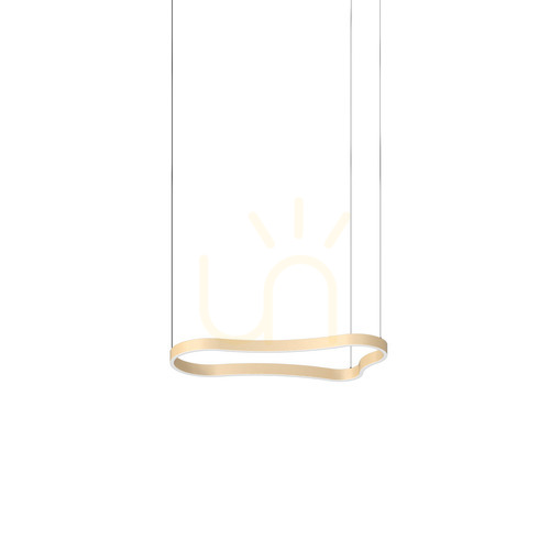 Kontrola Závěsné svítidlo Ideallux Waves Gold LED 37W 345222
