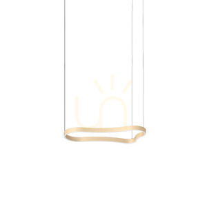 Závěsné svítidlo Ideallux Waves Gold LED 37W 345222 small 0