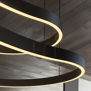Závěsné svítidlo Ideallux Waves 2 SP Nero černé LED 45W 345246 small 3