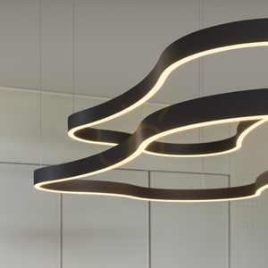 Závěsné svítidlo Ideallux Waves 2 SP Nero černé LED 45W 345246 small 4
