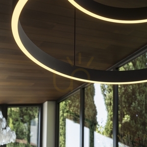 Závěsné svítidlo Ideallux Waves 2 SP Nero černé LED 45W 345246 small 5