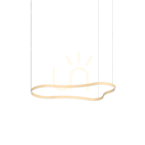 Kontrola Závěsné svítidlo Ideallux Waves-3 SP ORO zlaté LED 54W 345284