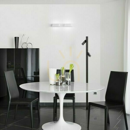 Kontrola Fado Stojací lampa černá 230 V Led 2x3 W 45° 3000 K