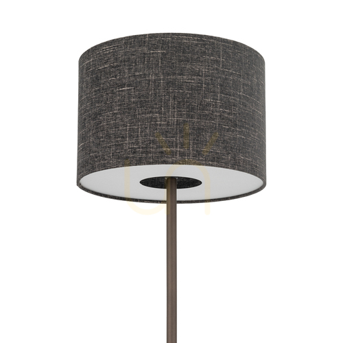 Kontrola Stojací lampa Nowodvorski AMARELA 11663, výška 163 cm, stínidlo černý melír Ø 46 cm, E27 max 25 W