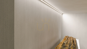 LED profil LUMINES Design+ ajar, lakovaný Light Ivory, 2 m small 5