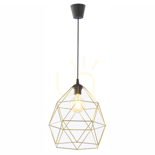 Kontrola Závěsná lampa Galaxy Black / Gold 1 Xl