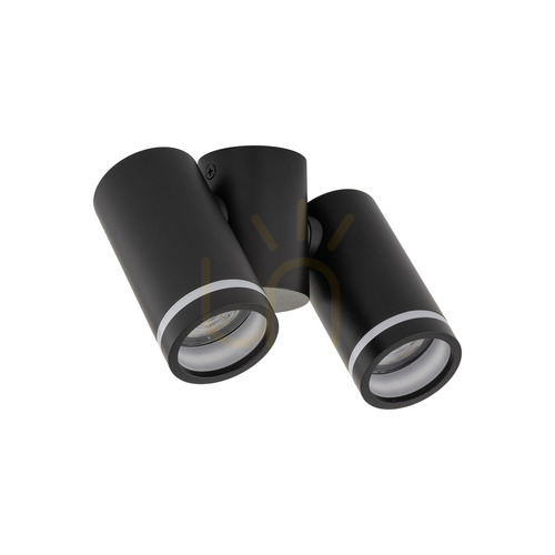 Kontrola Jet Set Black 2x Gu10