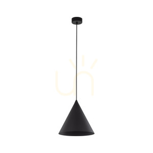 Černá závěsná lampa Cono 1 M small 0
