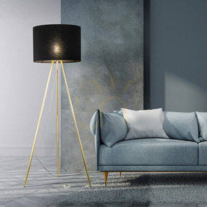Černá zlatá stojací lampa Umberto 1 small 1