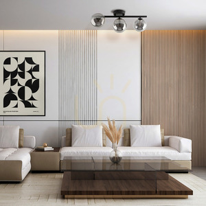 Stropní svítidlo Estera Black 3 small 1