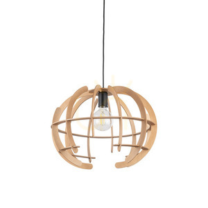 Dřevěná závěsná lampa Venus 1 M small 6