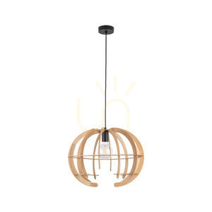 Dřevěná závěsná lampa Venus 1 M small 0