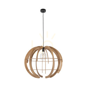 Dřevěná závěsná lampa Venus 1 L small 5