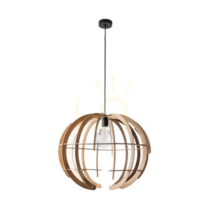 Dřevěná závěsná lampa Venus 1 L small 9