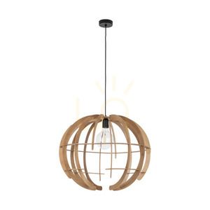 Dřevěná závěsná lampa Venus 1 L small 0