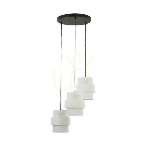 Kontrola Calisto White Pendant Lamp 3 Circle