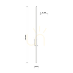 Flash Wood Pine Nástěnná lampa 1 Led L small 4
