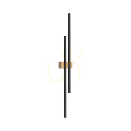 Kontrola Flash Wood Pine Nástěnná lampa 2 Led