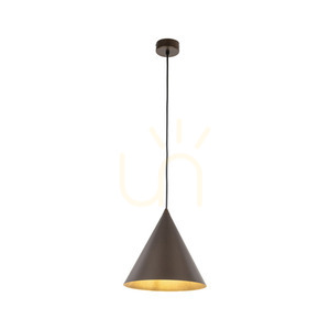 Hnědá závěsná lampa Cono 1 M small 4