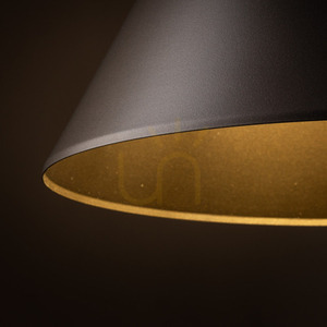Hnědá závěsná lampa Cono 1 L small 4