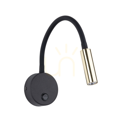 Kontrola Nástěnná lampa Lagos Black Gold 1