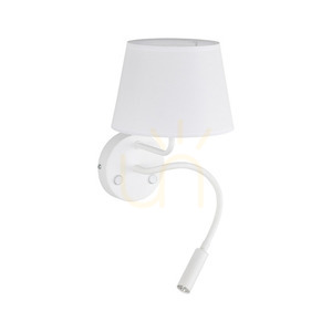 Nástěnná lampa Maja White 2 E27 + G9 small 3