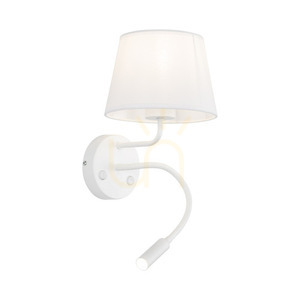 Nástěnná lampa Maja White 2 E27 + G9 small 6