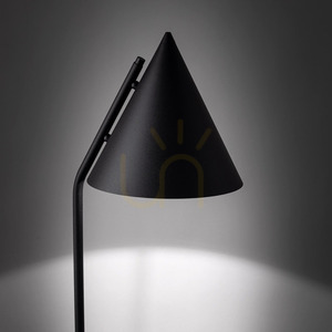 Černá stojací lampa Cono 1 small 5