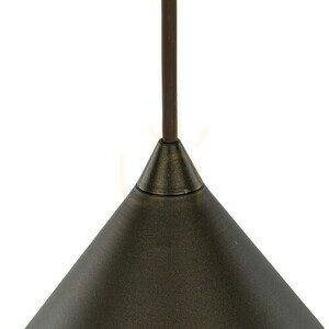 Hnědá závěsná lampa Cono 1 Xl small 1