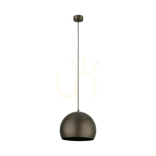 Kontrola Hnědá závěsná lampa Zoe 1 M