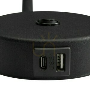 Lagos Black/Gold Nástěnná lampa 1 Usb small 2